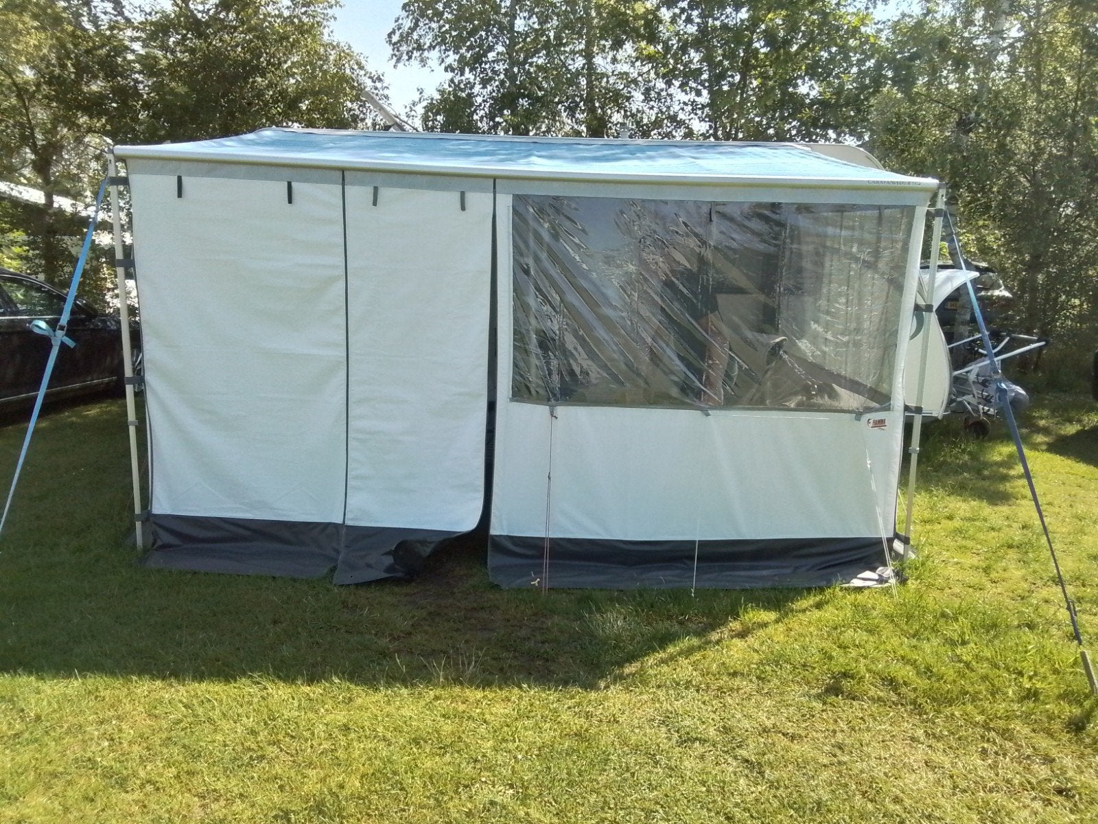 Voortent Fiamma Zip 07, 4.10, (Zonder zakluifel), Caravans en Kamperen, Caravan accessoires, Ophalen, Gebruikt