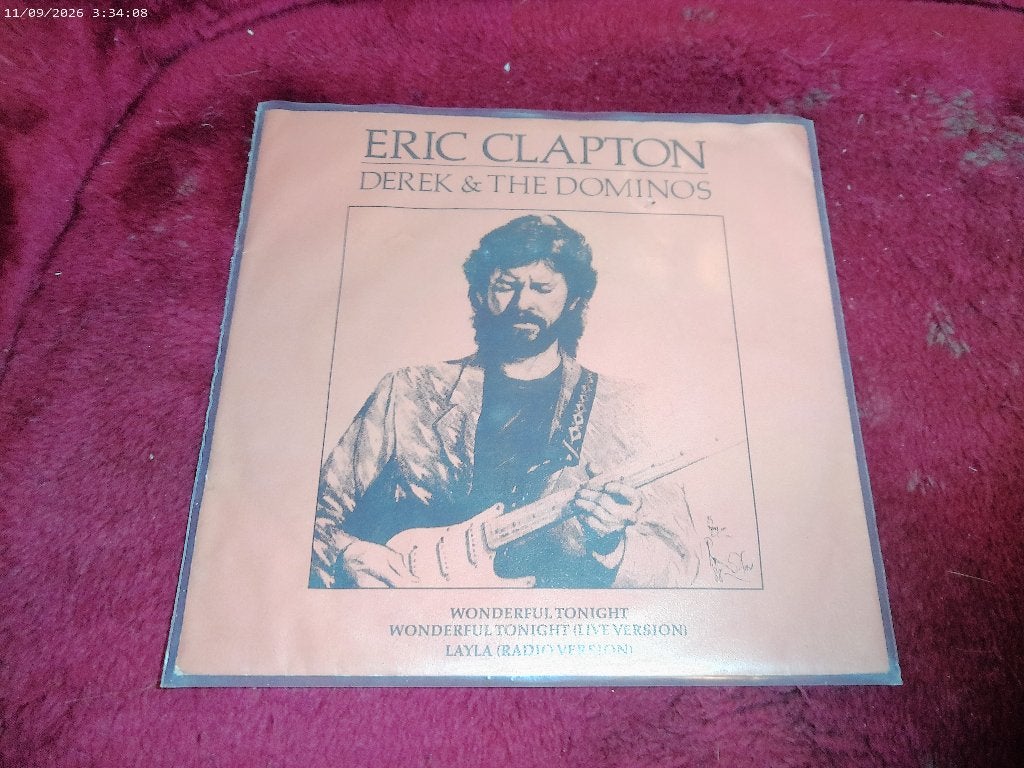 Eric Clapton - Wonderful tonight / layla    EP, Complilatie, Gebruikt, 7 inch, Ophalen of Verzenden