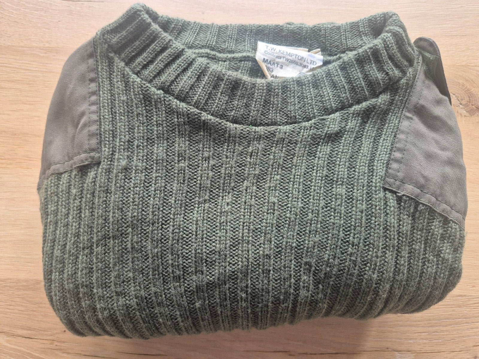 Legertrui jaren 80, Ophalen of Verzenden, Gedragen, Groen