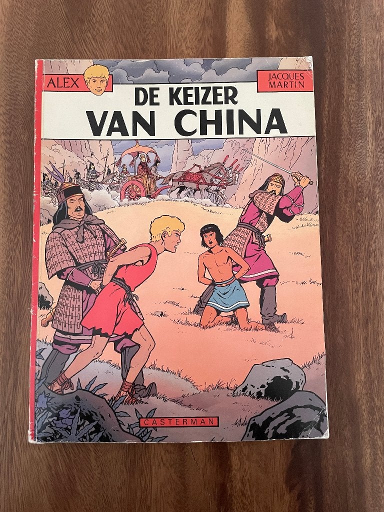 De keizer van china - alex - jacques martin stripboek, Eén stripboek, Ophalen of Verzenden