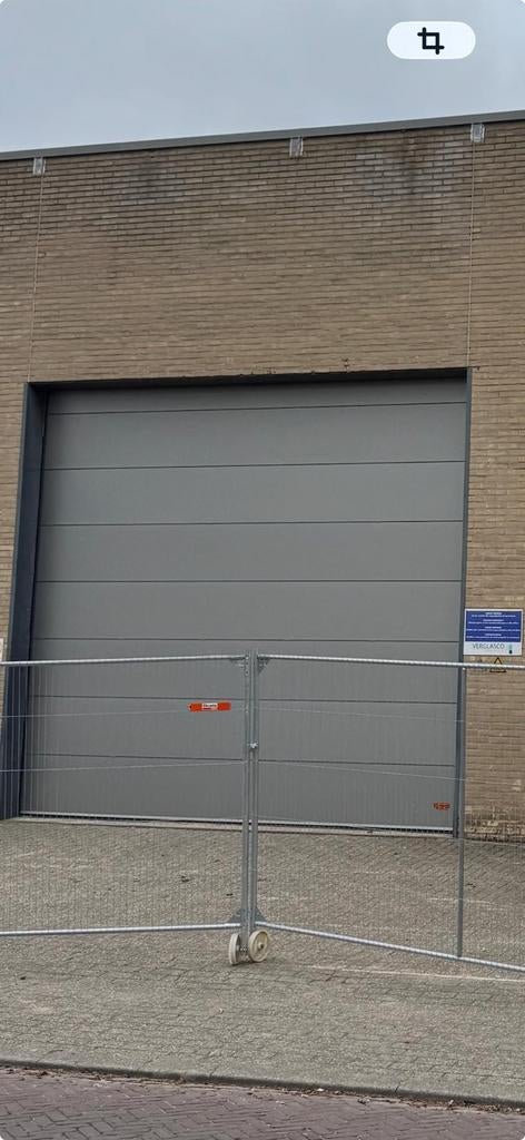 Compact elektrische roldeur bj 2023, Ophalen, Garagedeur, Zo goed als nieuw, 120 cm of meer