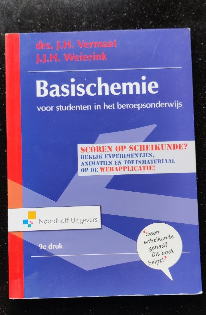 Basischemie, Ophalen of Verzenden, Beta, Zo goed als nieuw, HBO
