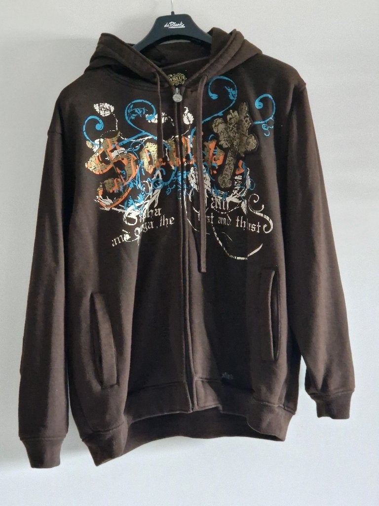 RAW BLUE Hoody XXL, Ophalen of Verzenden, Gedragen, Overige maten, Bruin