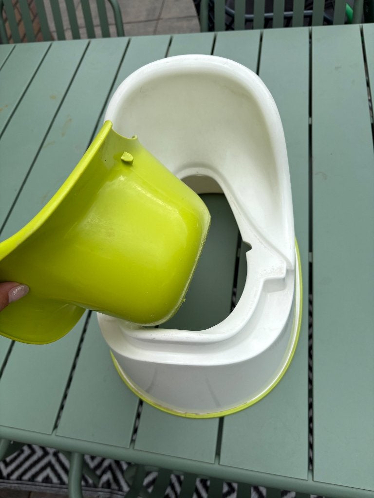 Kinderpotje groen/wit van de IKEA, Ophalen, Gebruikt