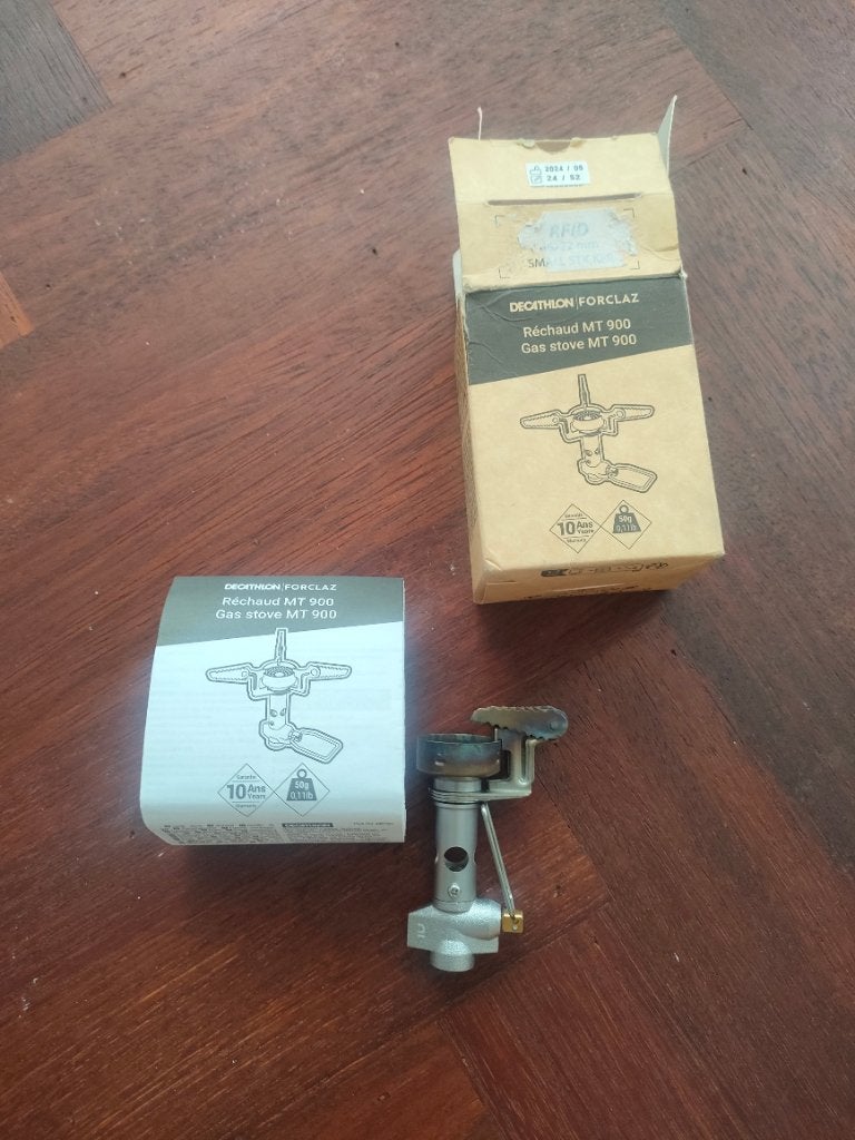 Gasbrander Decathlon MT900, Ophalen, Zo goed als nieuw