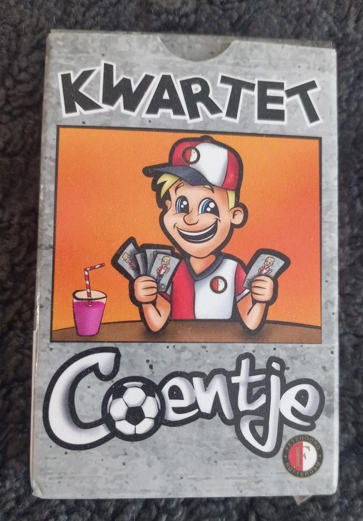 Coentje kwartet Feijenoord, Verzamelen, Speelkaarten, Jokers en Kwartetten, Ophalen of Verzenden, Nieuw, Kwartet(ten)