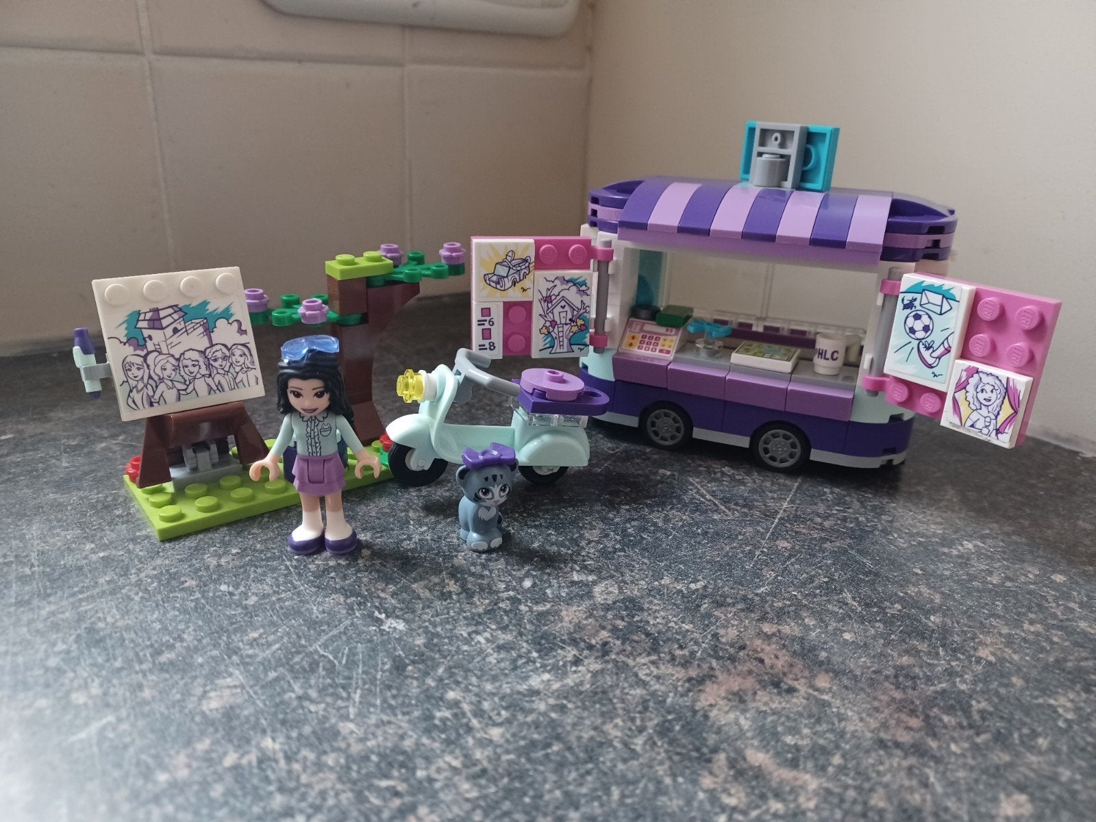 Lego friends 41332 Emma's kunstkraam, Compleet, Lego, Friends, Ophalen of Verzenden