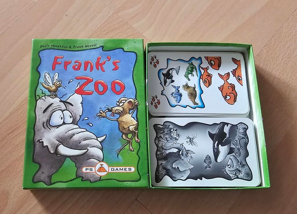Frank's Zoo, kaartspel, Hobby en Vrije tijd, Gezelschapsspellen | Kaartspellen, Ophalen of Verzenden, Gebruikt