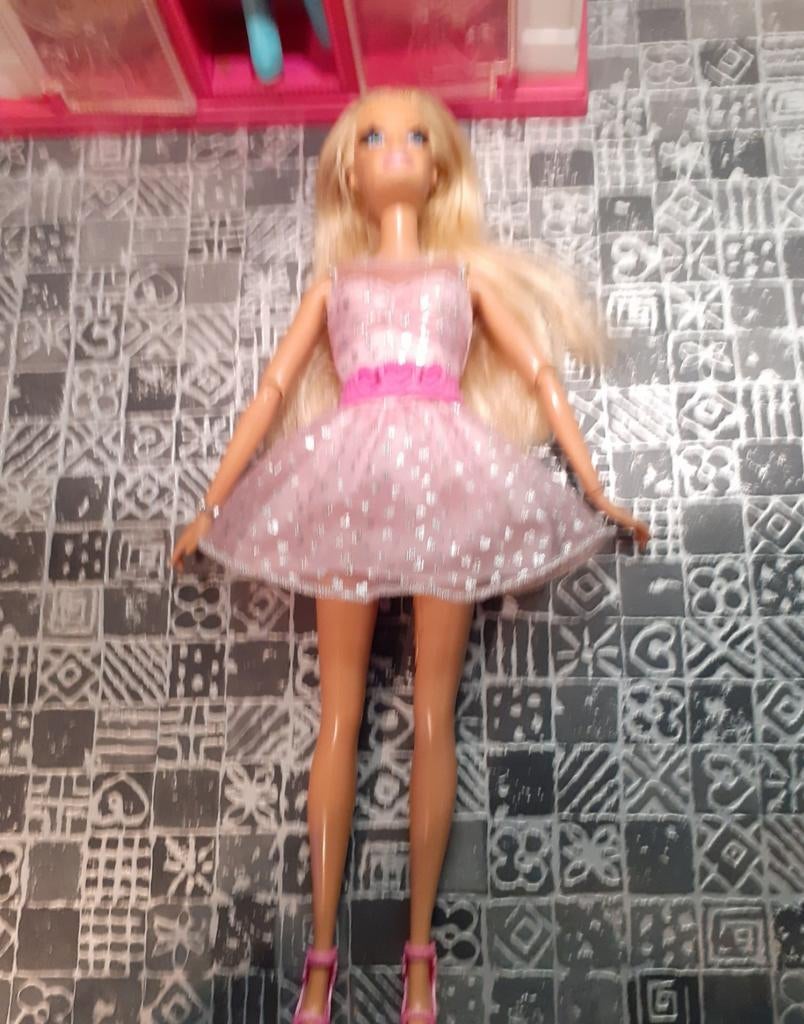 Life in the dreamhouse barbie uit 2012 ze praat en zingt, Ophalen of Verzenden, Zo goed als nieuw, Barbie