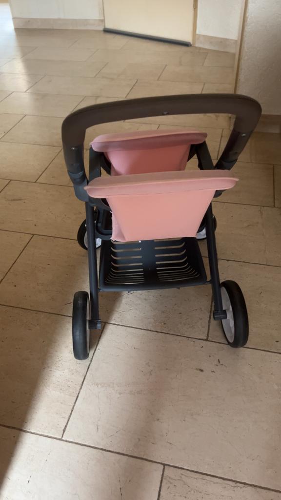 Maxi-Cosi poppenwagen tweeling roze, Ophalen of Verzenden, Gebruikt, Overige typen