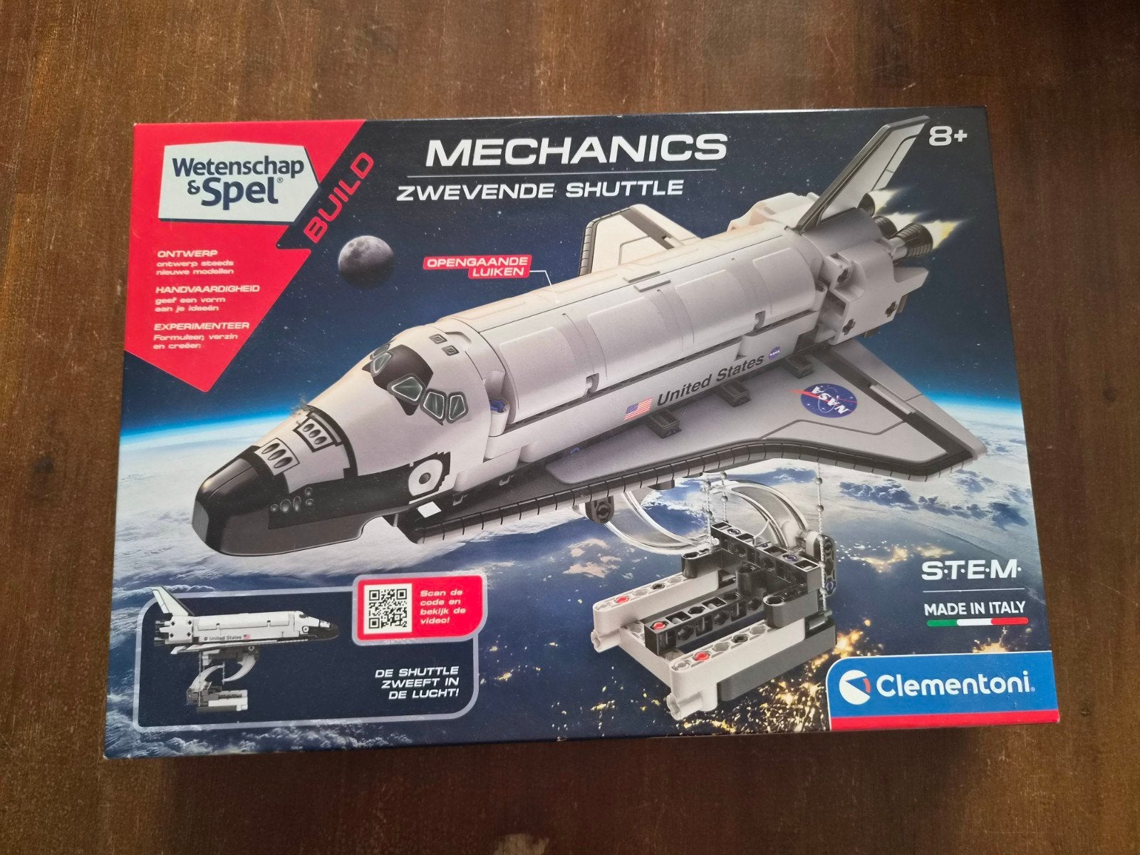 Clementoni Mechanics Zwevende Shuttle, Ophalen of Verzenden, Zo goed als nieuw, 1:72 tot 1:144, Overige merken