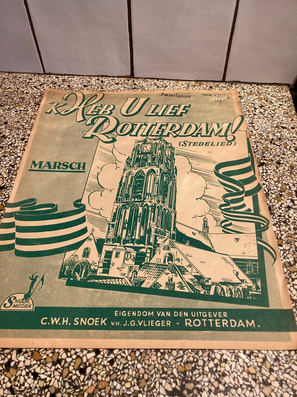 Muziekstuk Rotterdam, Muziek en Instrumenten, Bladmuziek, Ophalen of Verzenden, Les of Cursus, Klassiek