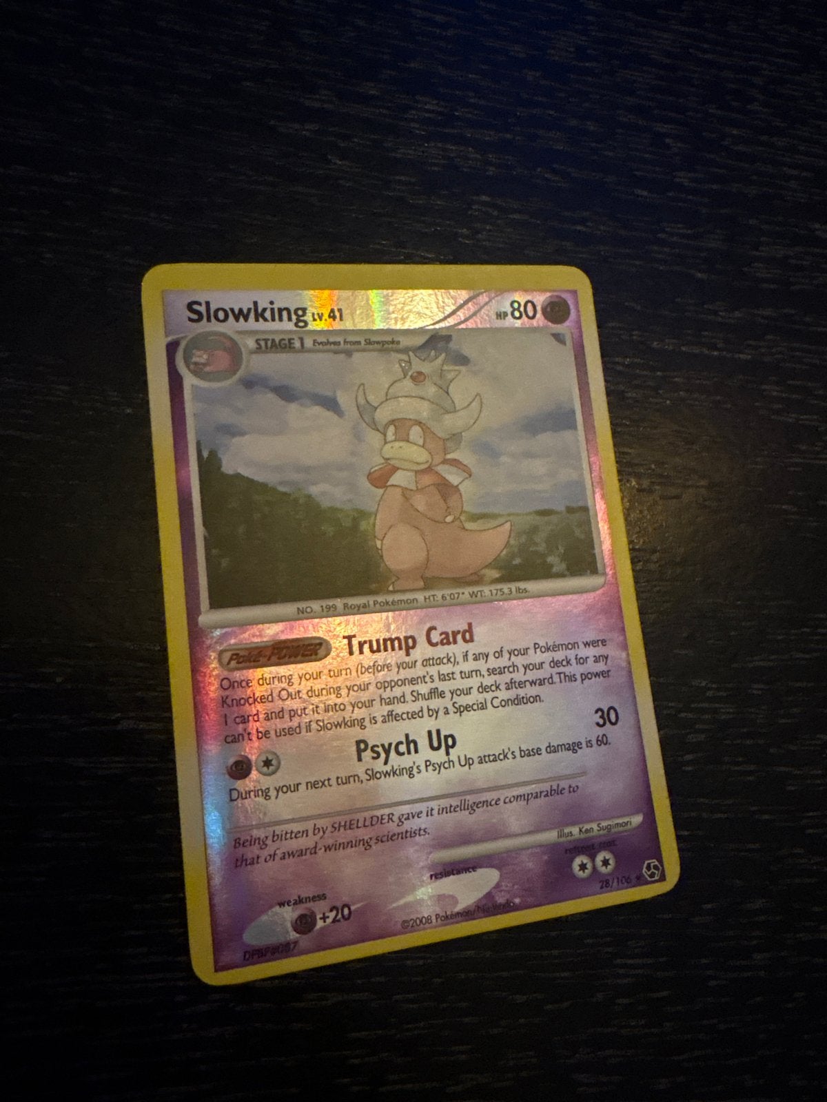 Slowking Lv.41 (GE 28) Great Encounters Kaart, Ophalen of Verzenden, Gebruikt, Losse kaart, Foil
