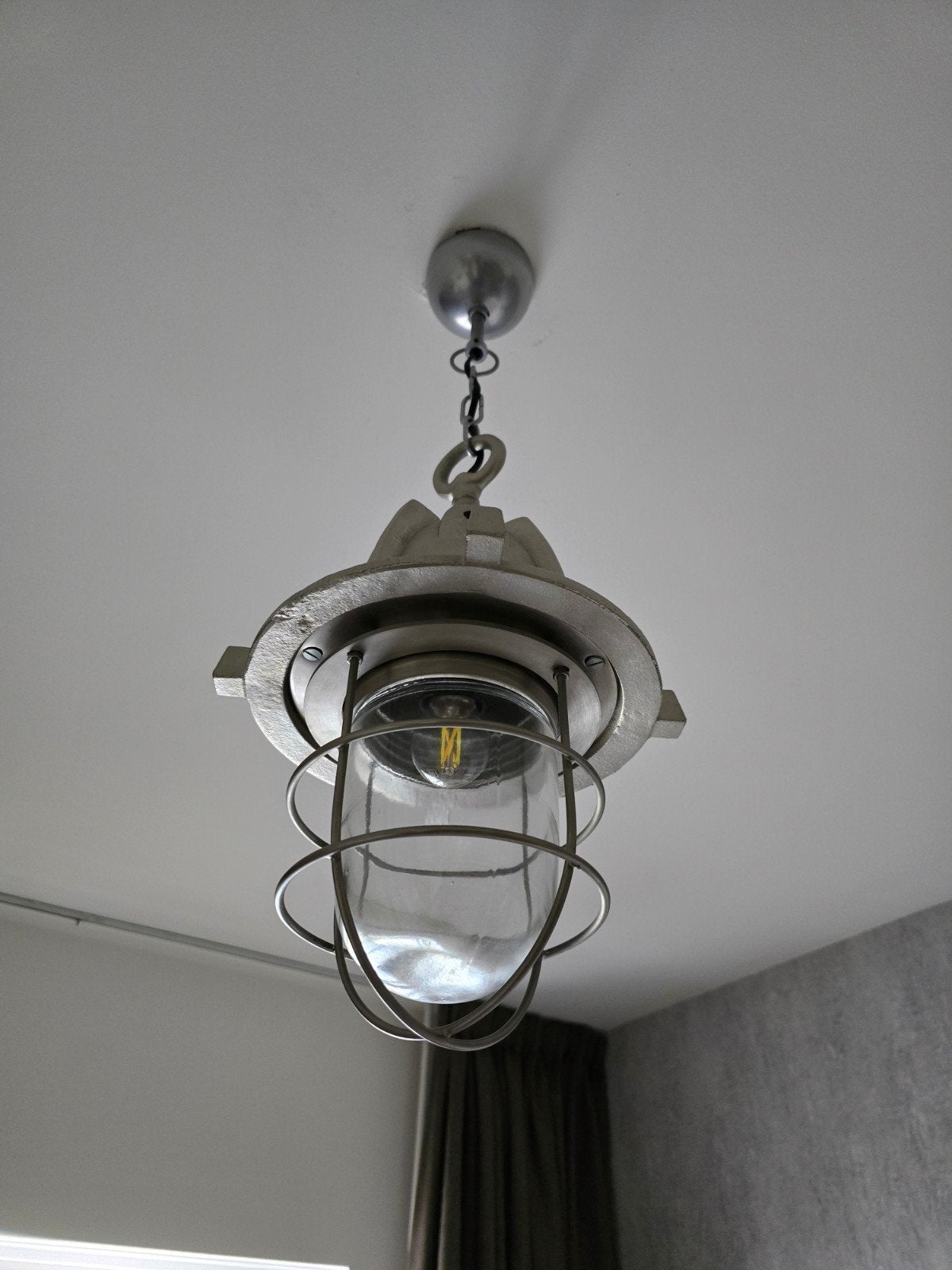 Industriële Hanglamp lamp, Ophalen of Verzenden