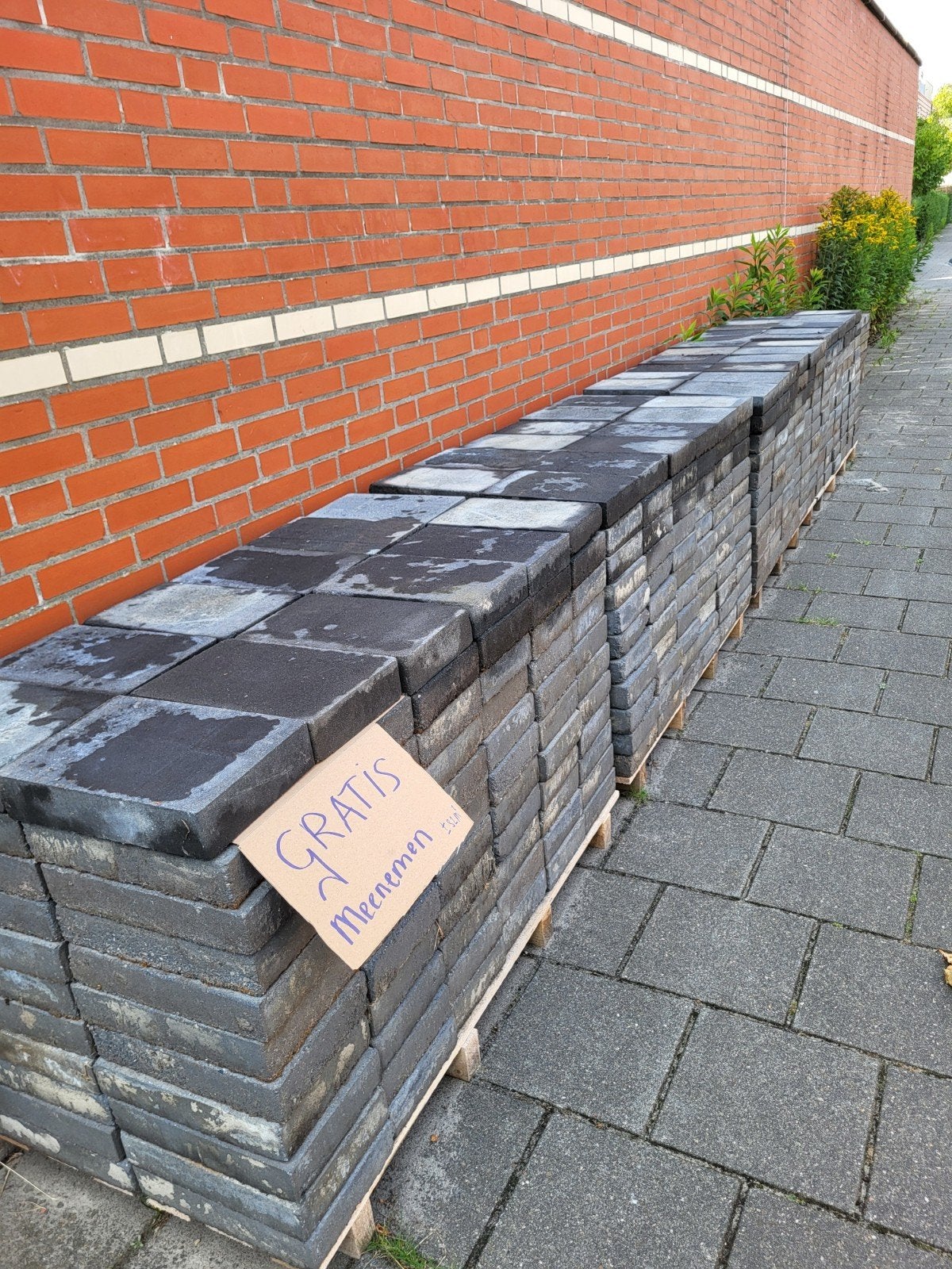 Bestrating gratis af te halen, Ophalen, Gebruikt, Overige materialen