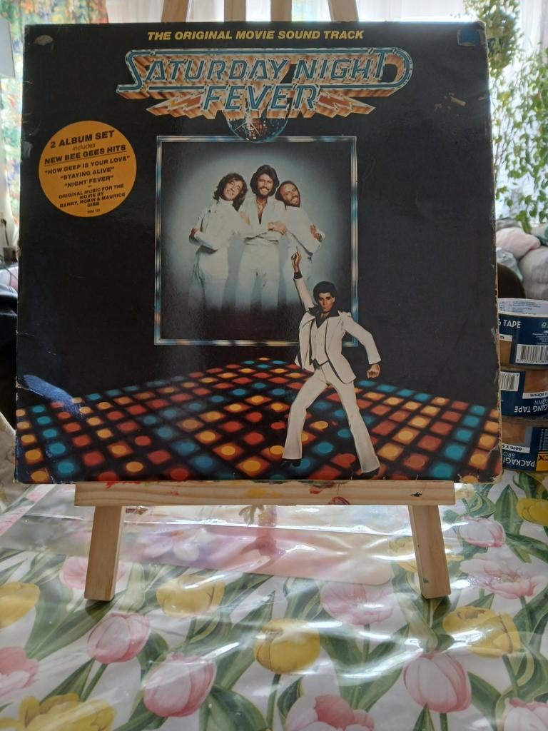 Saturday Night Fever soundtrack LP, Cd's en Dvd's, Vinyl | Filmmuziek en Soundtracks, Ophalen of Verzenden