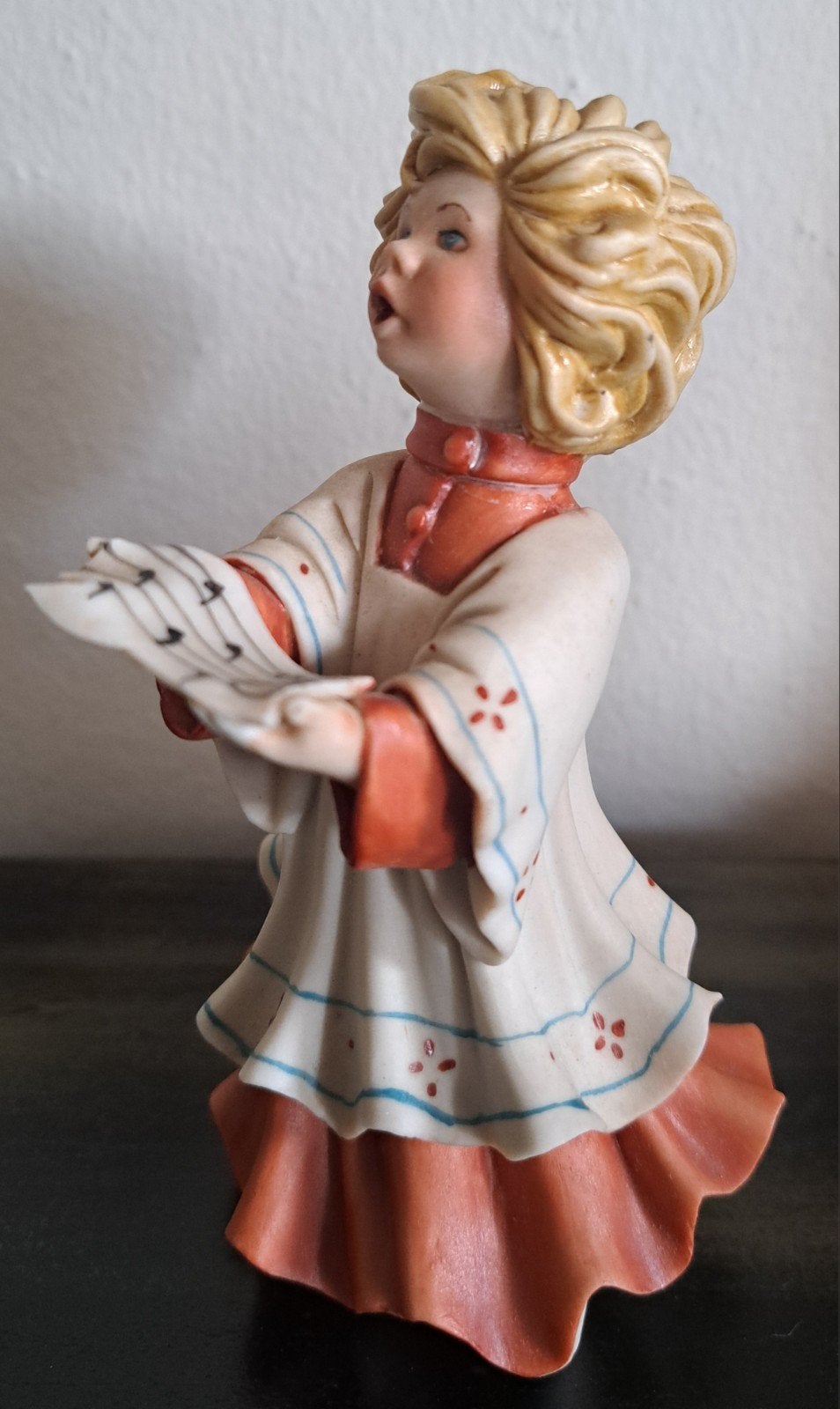 Vintage biscuit porseleinen beeldje Capodimonte., Ophalen of Verzenden