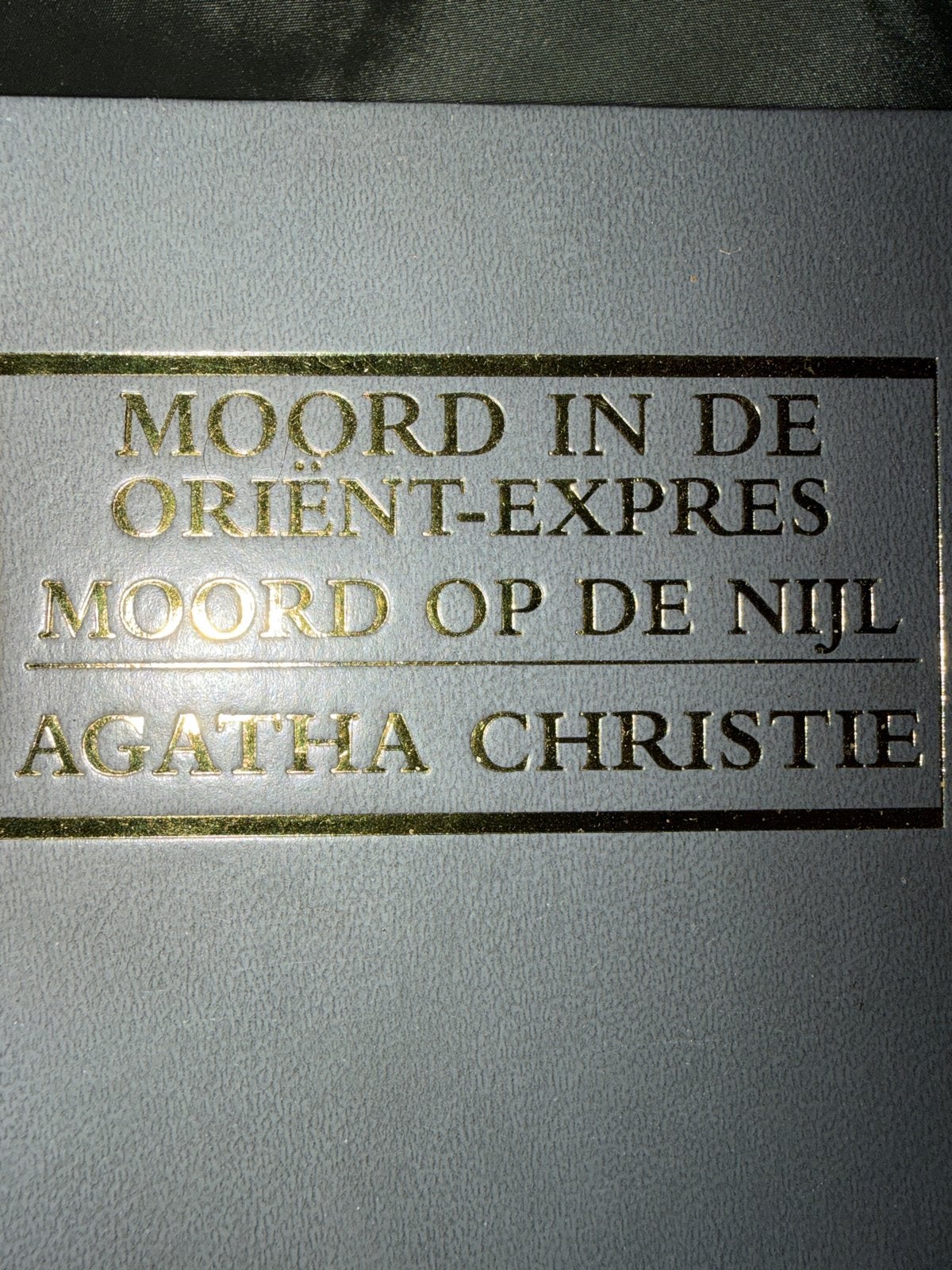 Agatha Christie: Moord in de Oriënt-Express & Moord op de Ni, Ophalen of Verzenden, Zo goed als nieuw