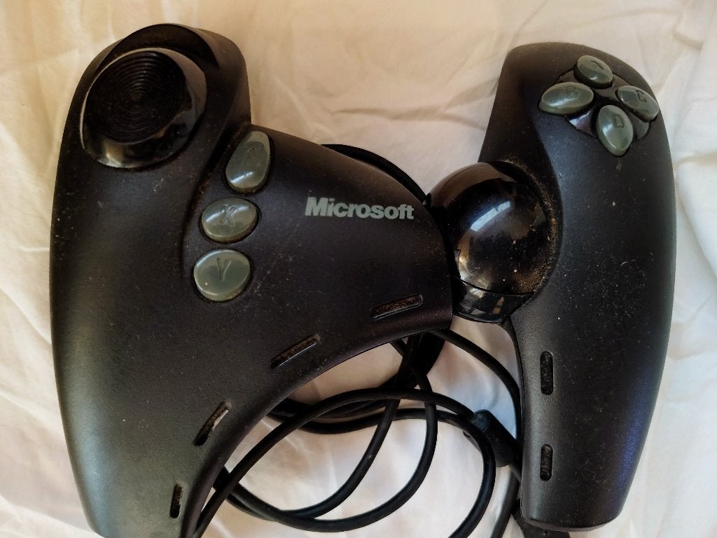microsoft sidewinder  dual strike, Ophalen, Gebruikt, Microsoft