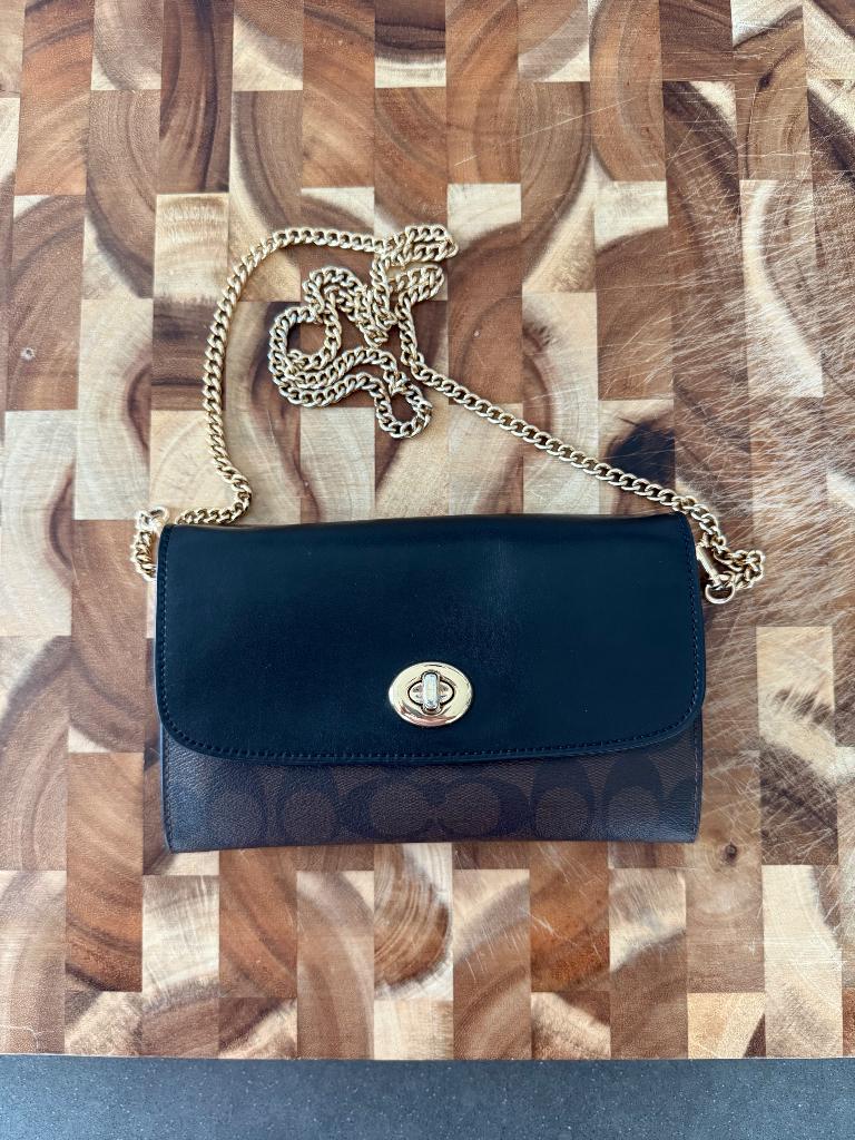 Coach tas, Sieraden, Tassen en Uiterlijk, Tassen | Damestassen, Ophalen of Verzenden, Zo goed als nieuw, Zwart, Handtas