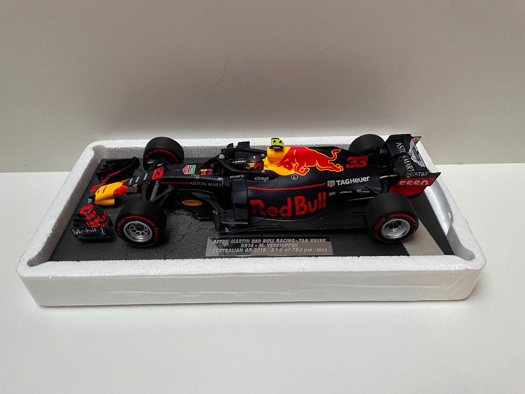 Max Verstappen Minichamps 1:18 RB14 Australian GP 2018, Ophalen of Verzenden, Nieuw, Auto, MiniChamps