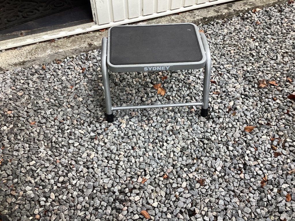 Caravan opstapje, Caravans en Kamperen, Ophalen, Gebruikt