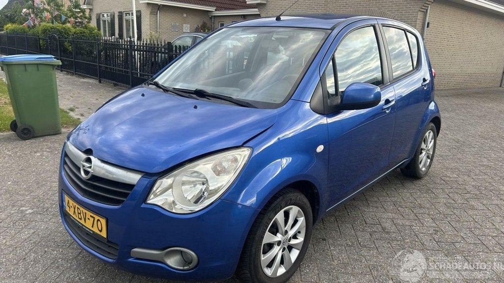 Opel Agila (bj 2014), Blauw, 996 cc, Stationwagon, Benzine