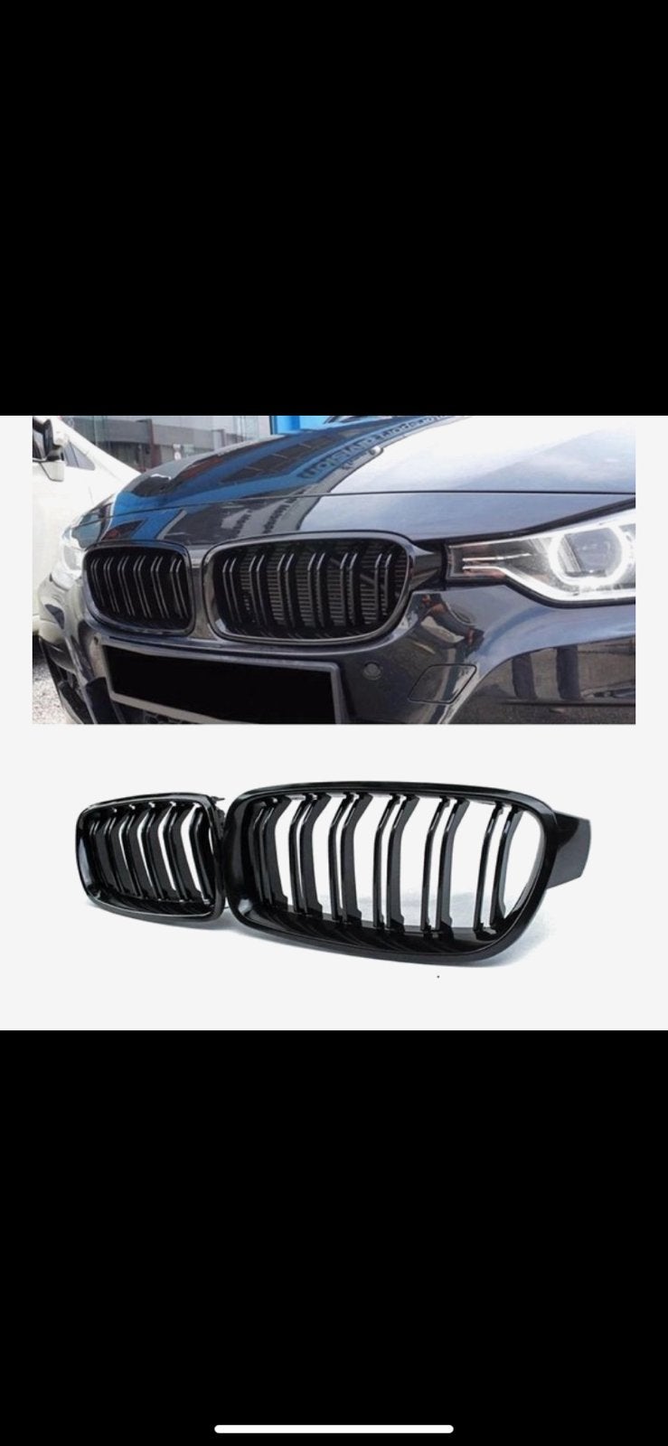 BMW M Performance, M3 nieren in zwart of carbon., Ophalen of Verzenden