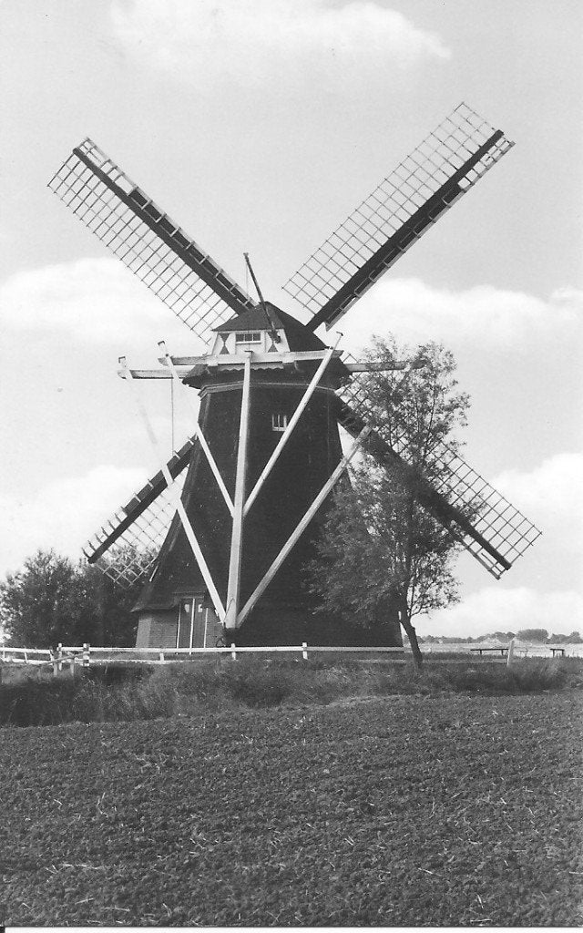 Ansichtkaart Noorder Molen Noordbroeksterhamrik 1973, Ophalen of Verzenden, 1960 tot 1980, Ongelopen, Groningen