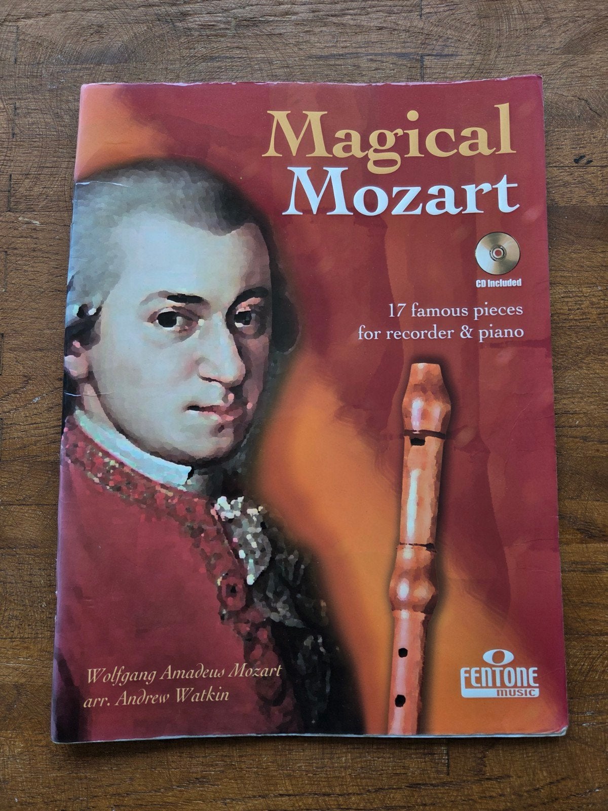 Magical Mozart: 17 beroemde stukken voor blokfluit & piano, Gebruikt, Piano, Klassiek, Ophalen of Verzenden