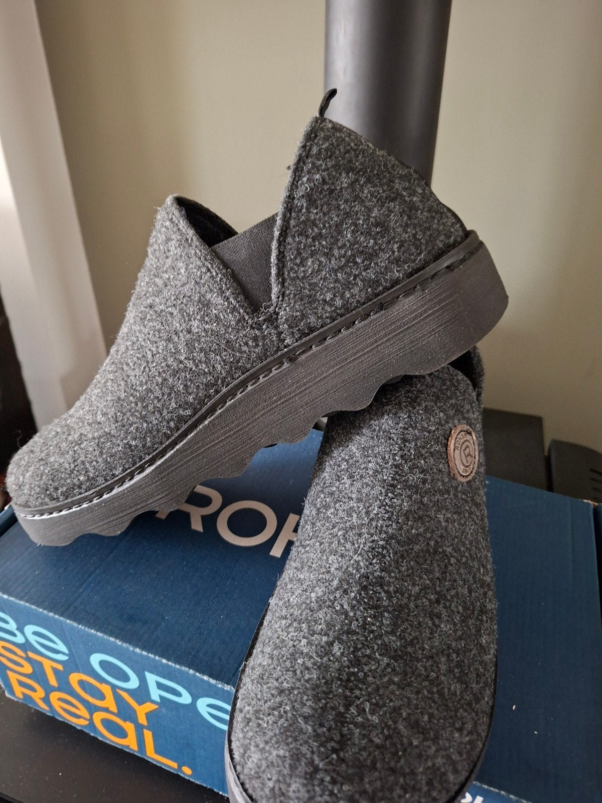 Grijze Rohde pantoffels 41, Ophalen of Verzenden, Rohde, Nieuw, Pantoffels of Sloffen