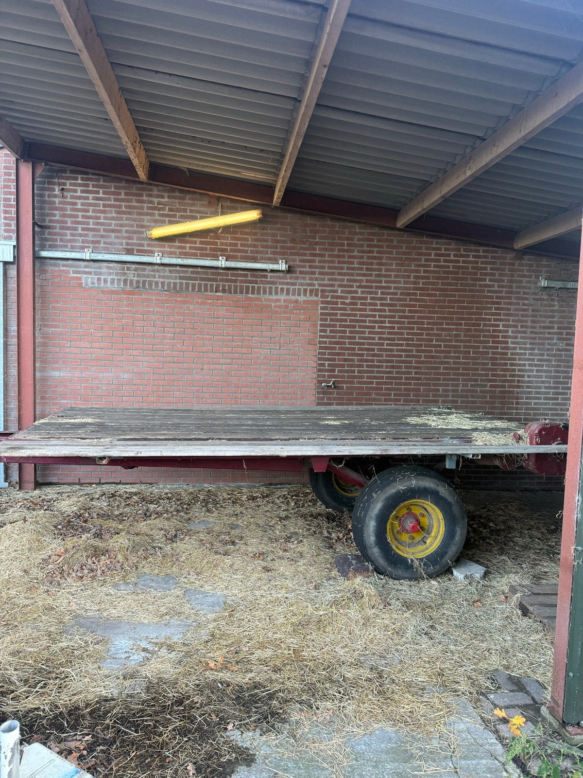 platte wagen, Ophalen