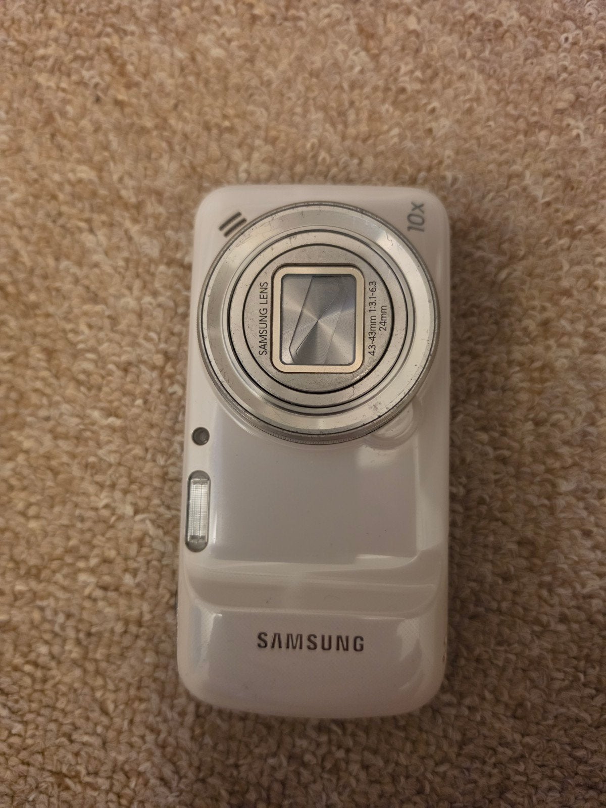 Samsung Galaxy S4 Zoom - Niet werkend, wel intact, Overige modellen, Wit, Touchscreen, Ophalen of Verzenden
