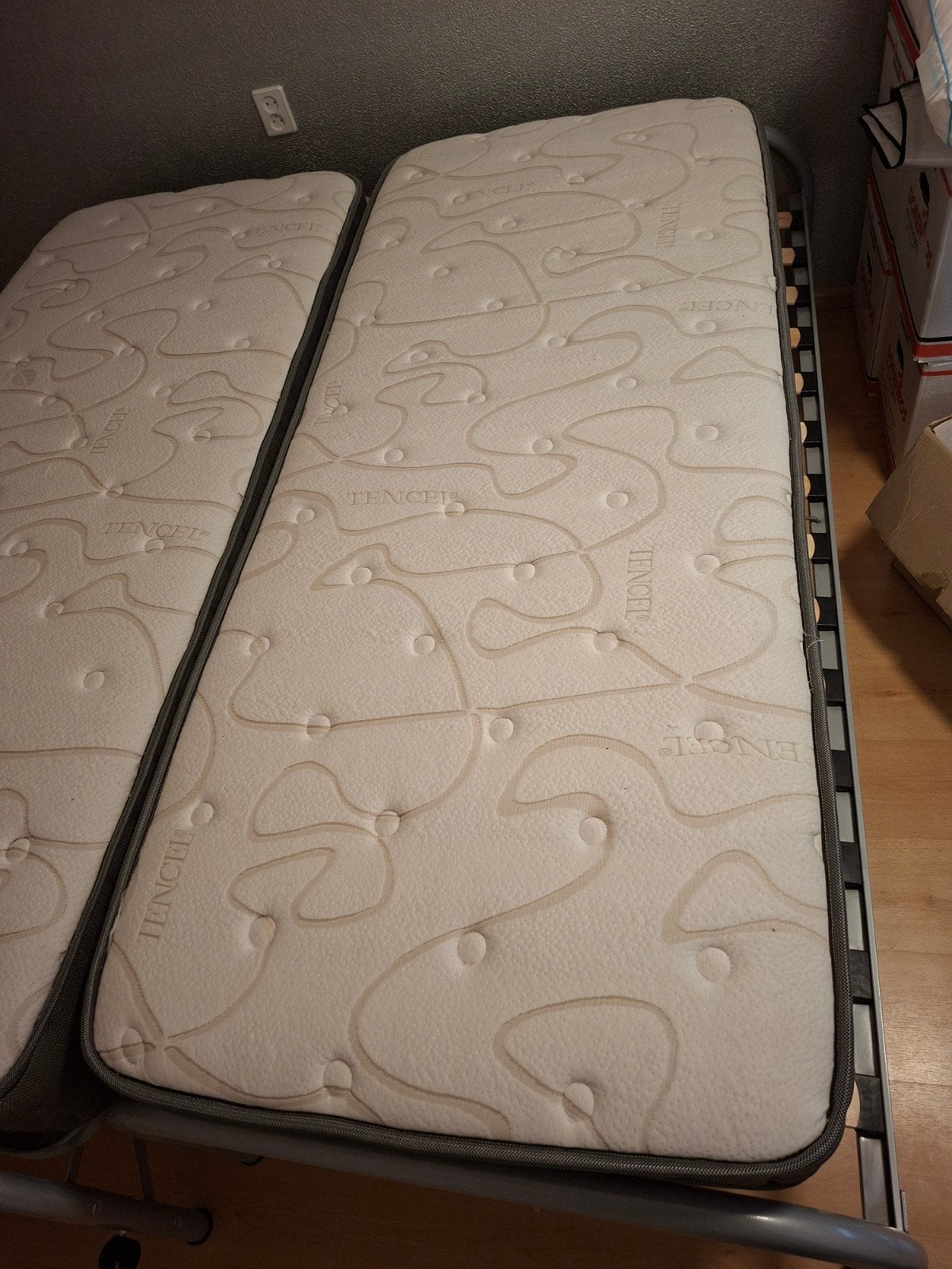 2x Binnenvering Matrassen 200x80x20 cm, Ophalen, Gebruikt, Eenpersoons, 80 cm