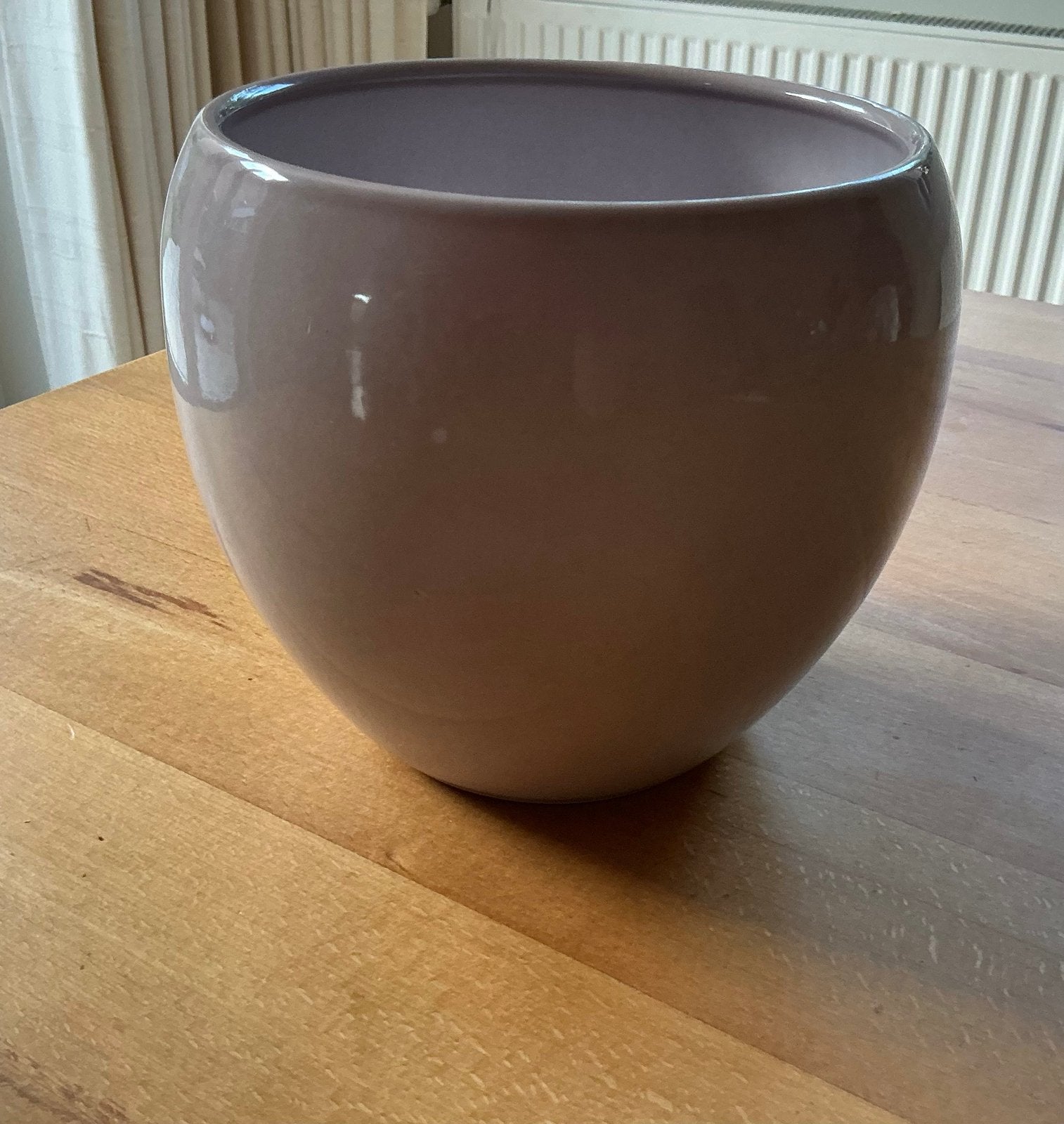 Bloempot voor kamerplant grijs/oudroze, Ophalen, Nieuw