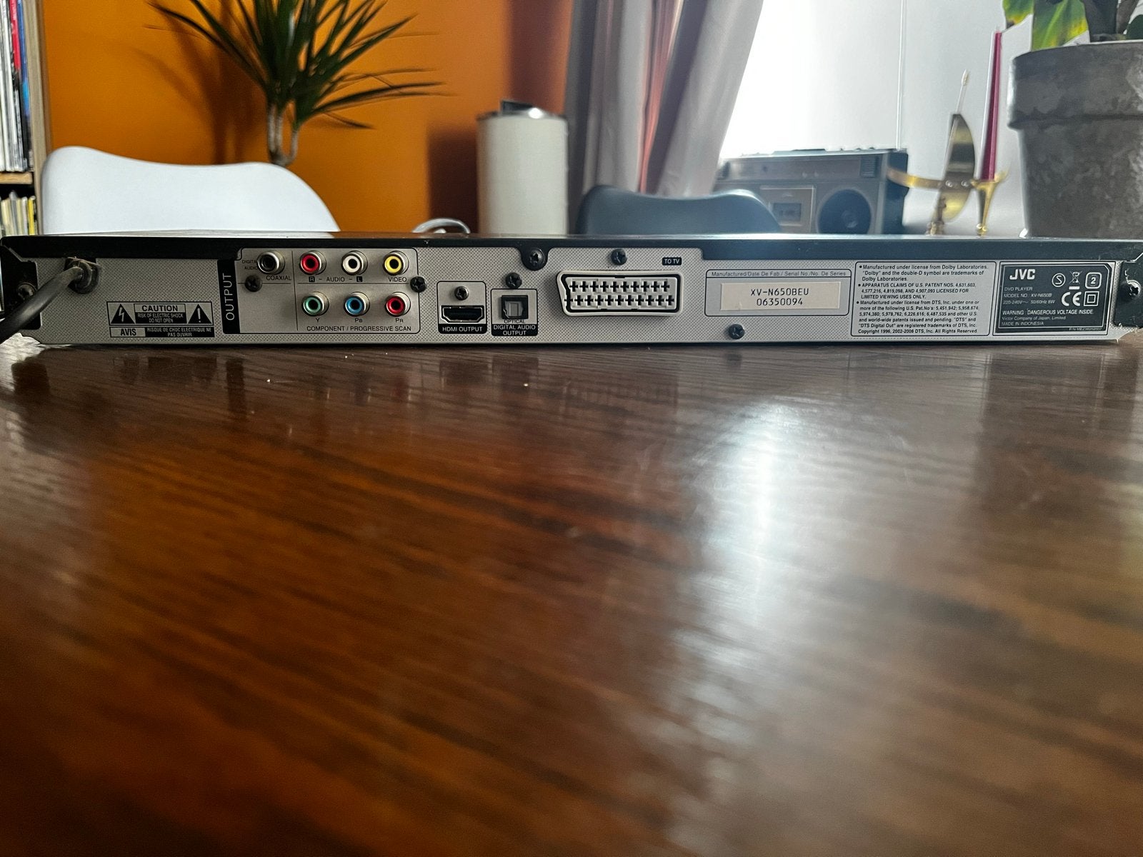 JVC XV-N650 DVD/Super VCD/VCD/CD Speler met HDMI, Audio, Tv en Foto, Dvd-spelers, Ophalen, Gebruikt, Dvd-speler, JVC