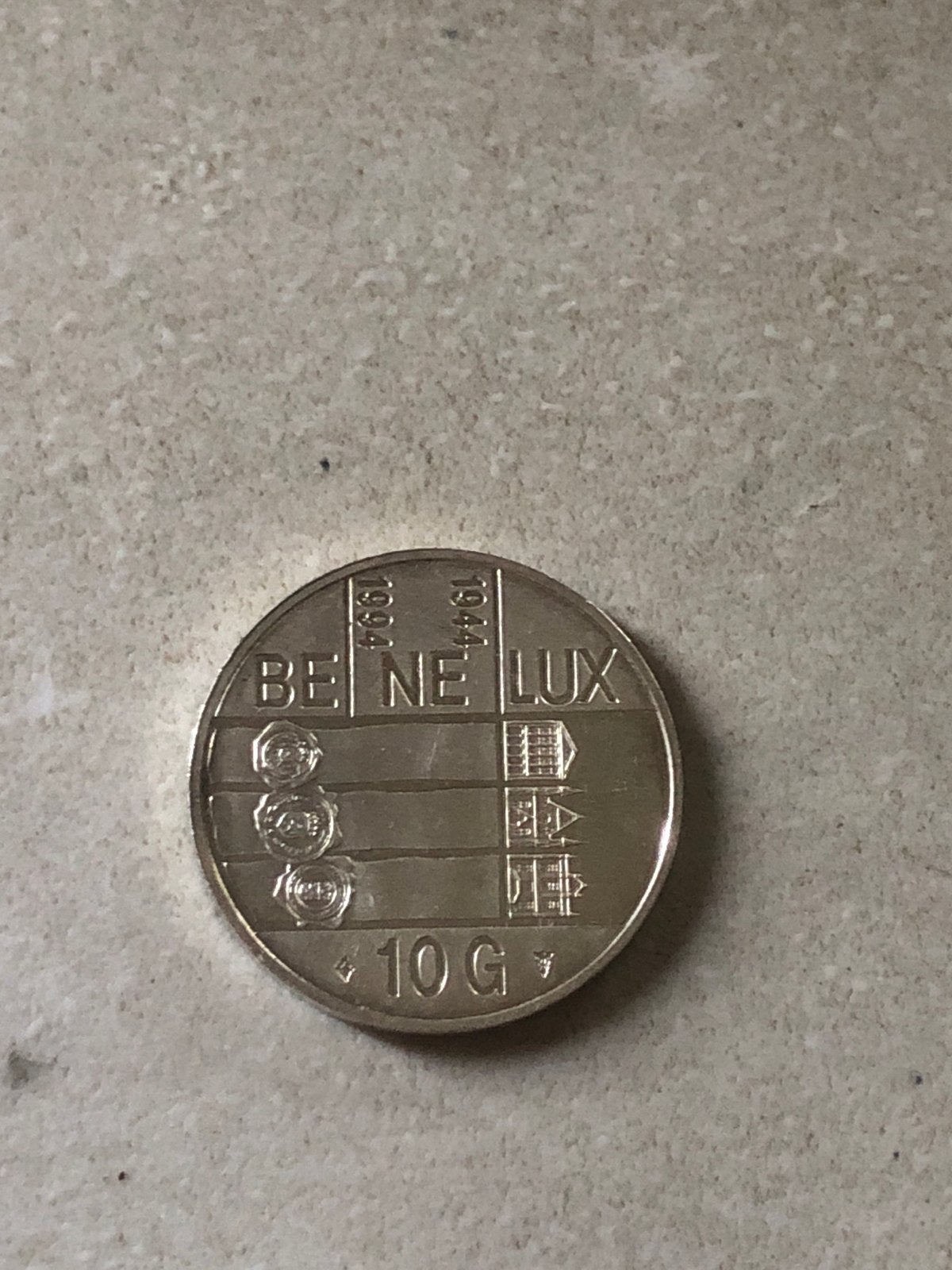 Zilveren 10 Gulden Benelux munt Koningin Beatrix 1994, Ophalen, Koningin Beatrix, 10 gulden, Losse munt