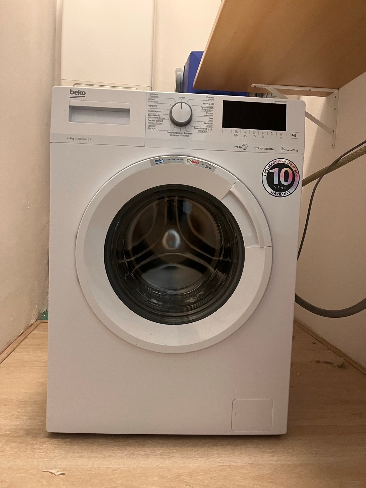 Beko Wasmachine, Ophalen, 1200 tot 1600 toeren, Gebruikt, Energieklasse A of zuiniger