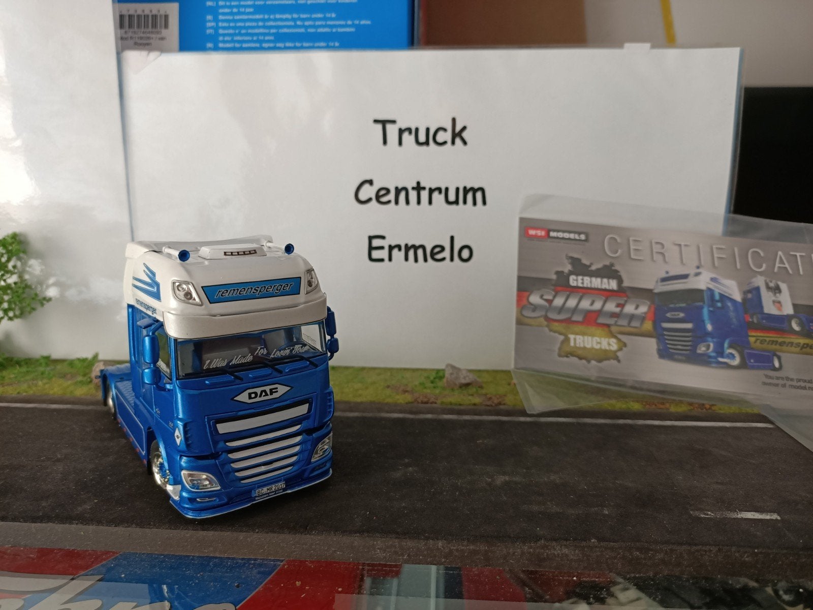 Remensperger; DAF XF SUPER SPACE CAB
4x2 "German Supertrucks, Ophalen of Verzenden, Nieuw, Bus of Vrachtwagen, Wsi
