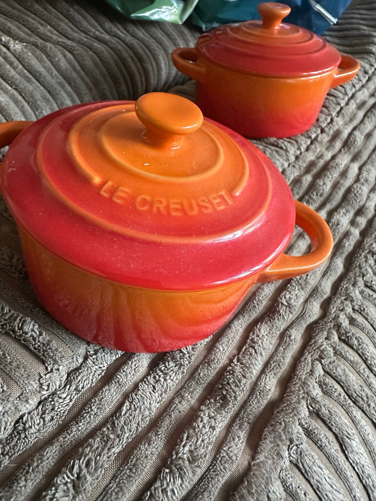 Le Creuset Mini Braadpannen - Set van 4, Huis en Inrichting, Keuken | Potten en Pannen, Met deksel, Le Creuset, Ophalen of Verzenden
