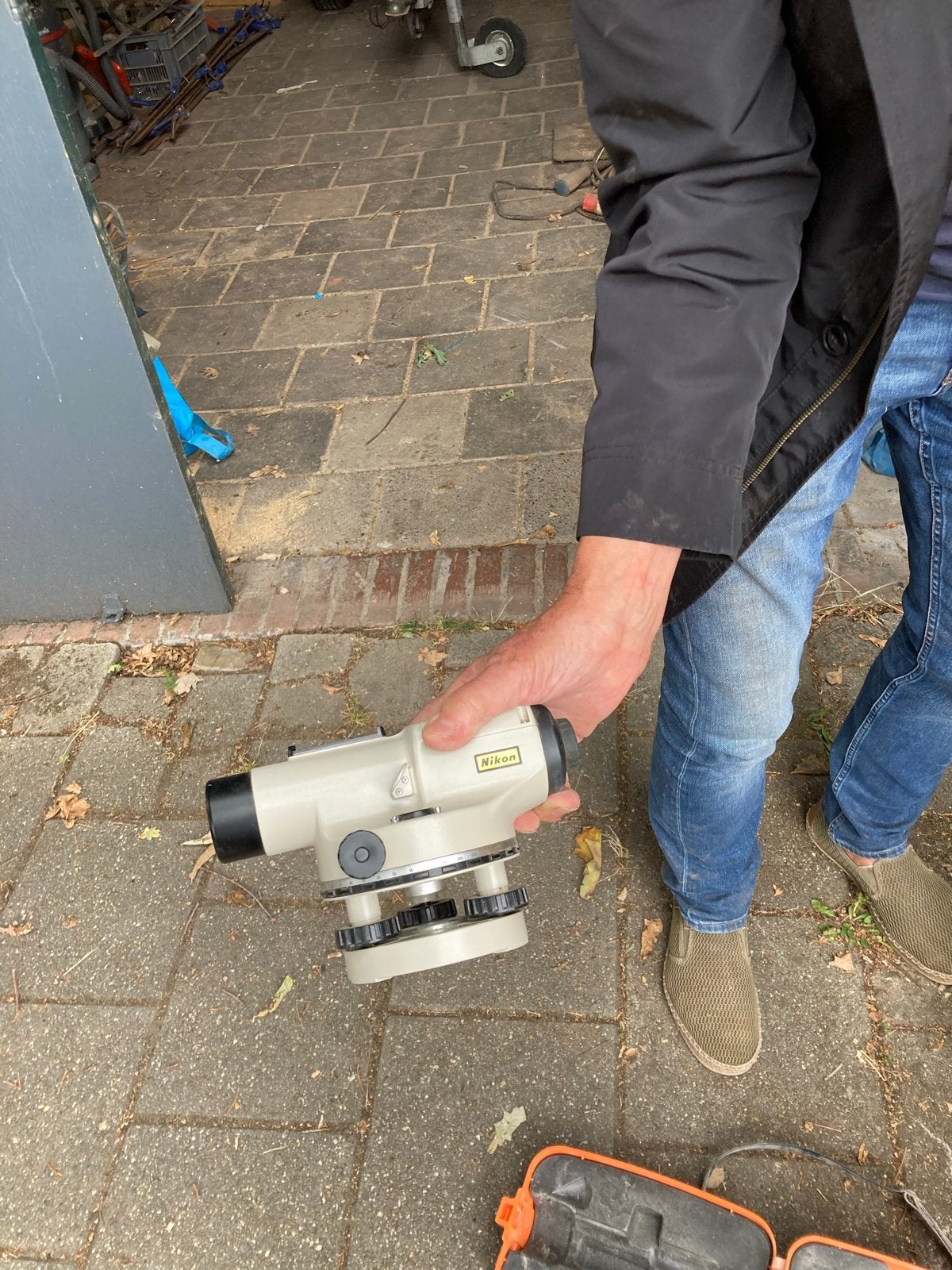 Nikon meetapparatuur - Waterpasinstrument, Doe-het-zelf en Verbouw, Meetapparatuur, Ophalen, Gebruikt, Overige meters