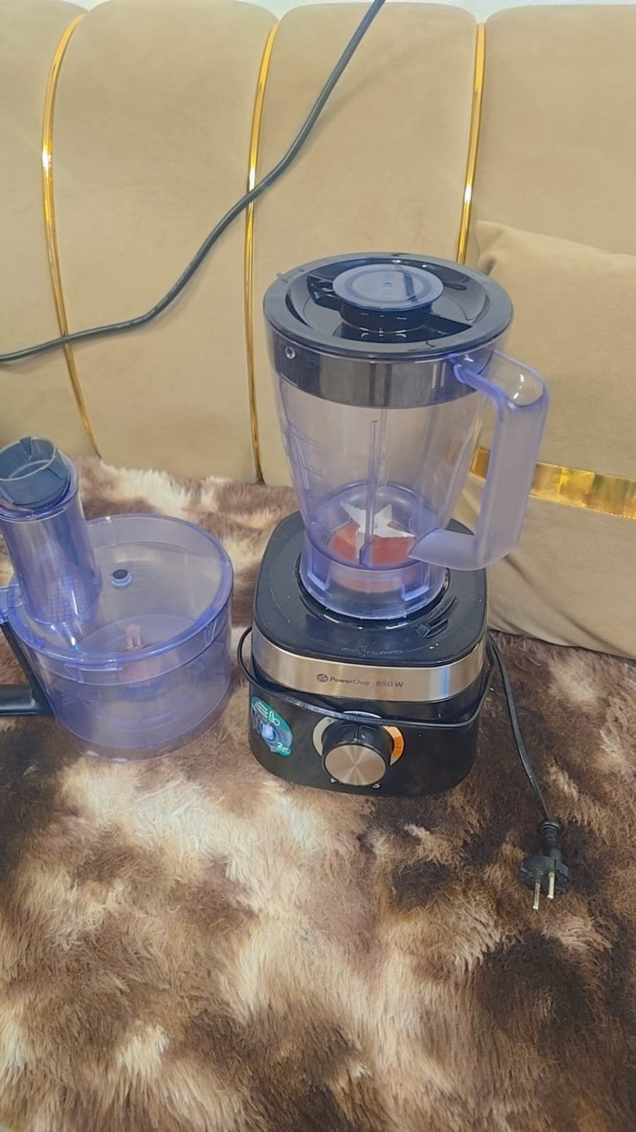 Philips PowerChop Blender met extra kom, Witgoed en Apparatuur, Ophalen of Verzenden, Zo goed als nieuw, Blender
