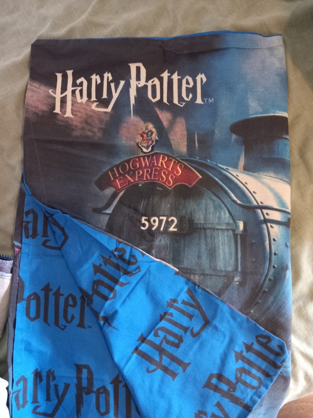 harry potter 1 persoon dekbedovertrek, Ophalen of Verzenden, Zo goed als nieuw, Overige typen