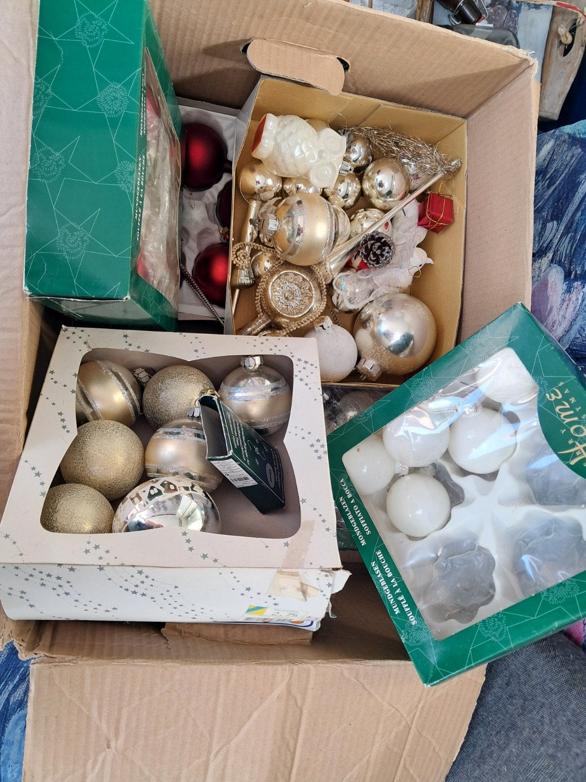 kerstballen, Ophalen, Gebruikt