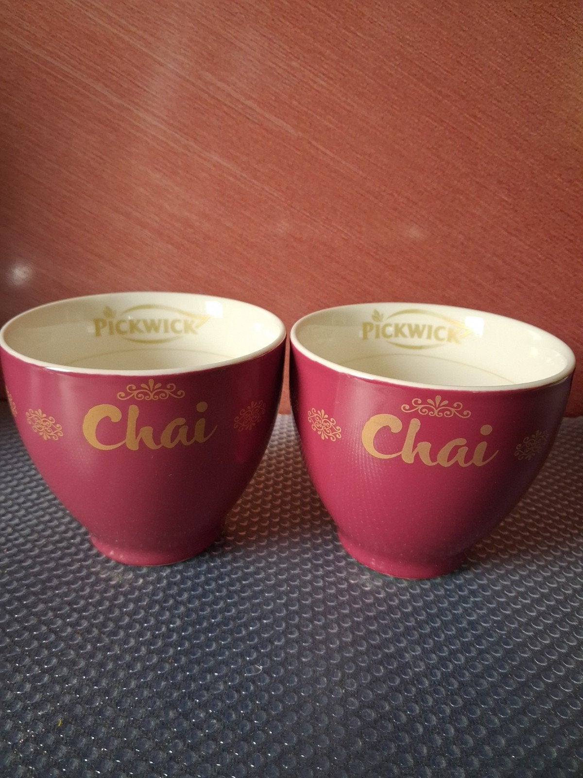 Set van 2 Pickwick Chai theemokken, Ophalen of Verzenden, Zo goed als nieuw, Overige stijlen, Kom(men)