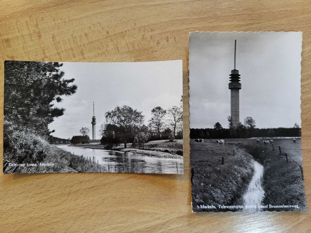 ansicht Markelo Televisietoren (2x), Verzenden, Voor 1920, Overijssel