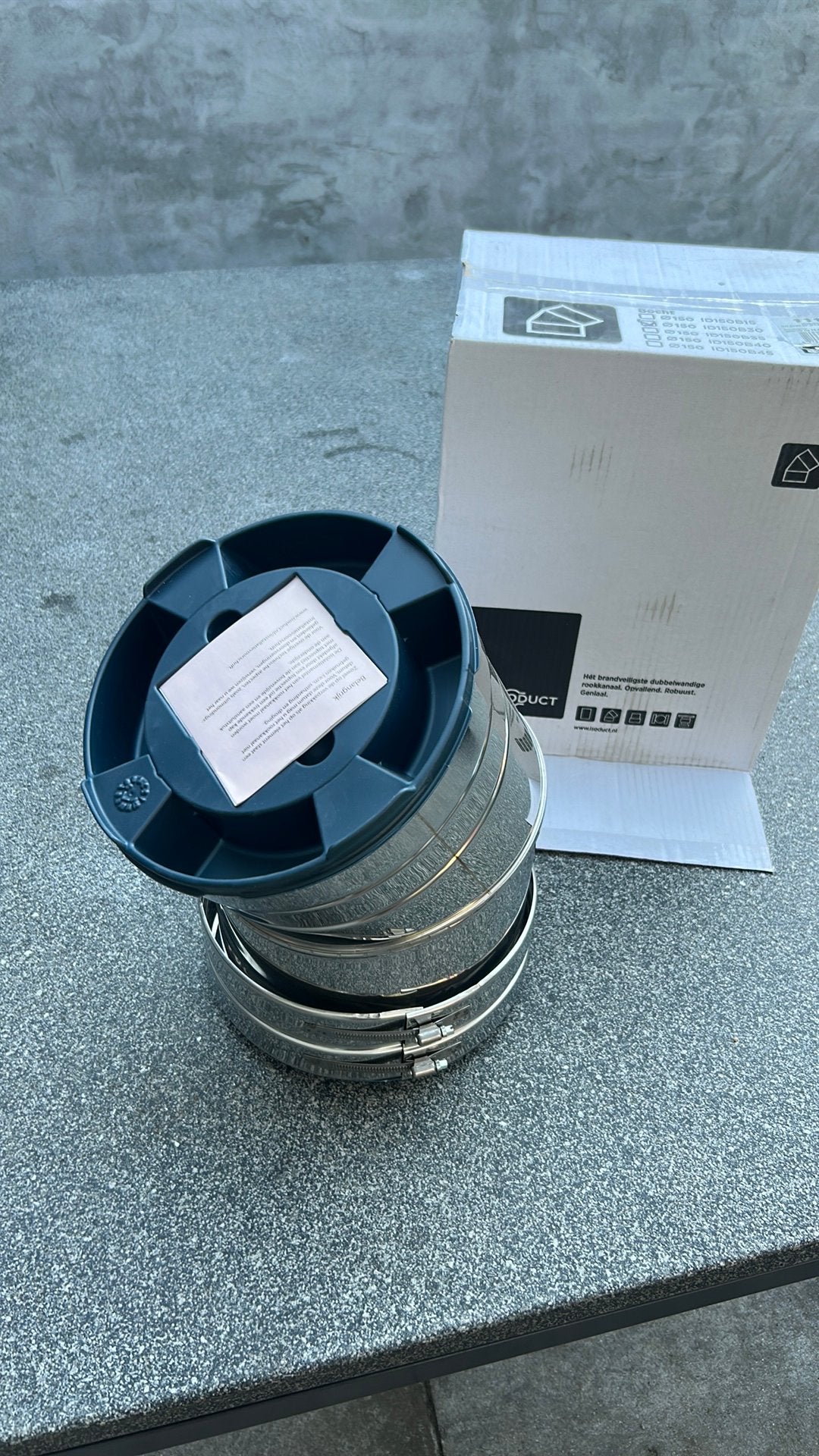 Iso duct schoorsteen kanaal bocht, Huis en Inrichting, Ophalen, Zo goed als nieuw, Overige brandstoffen, Pelletkachel