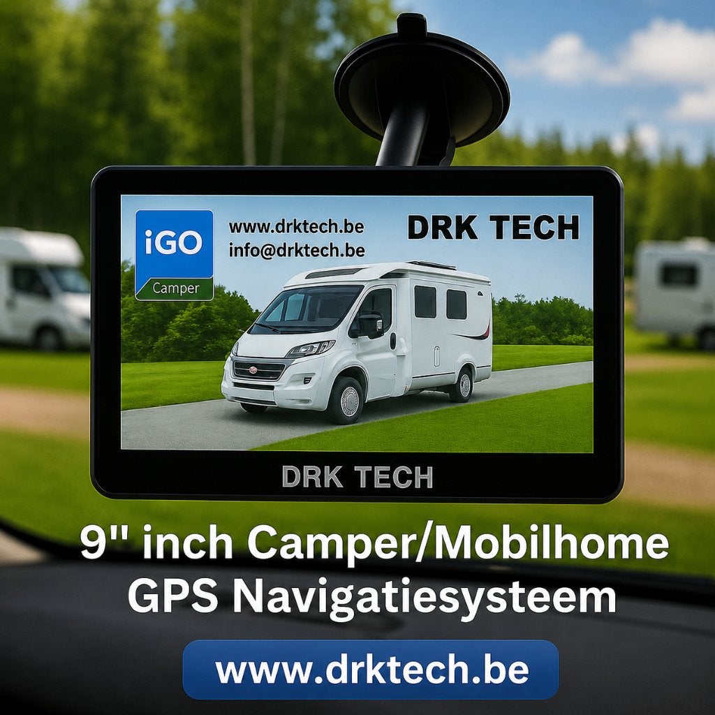 9" Camper, Vrachtwagen, Auto GPS Navigatie (Gratis Updates), Ophalen of Verzenden, Nieuw