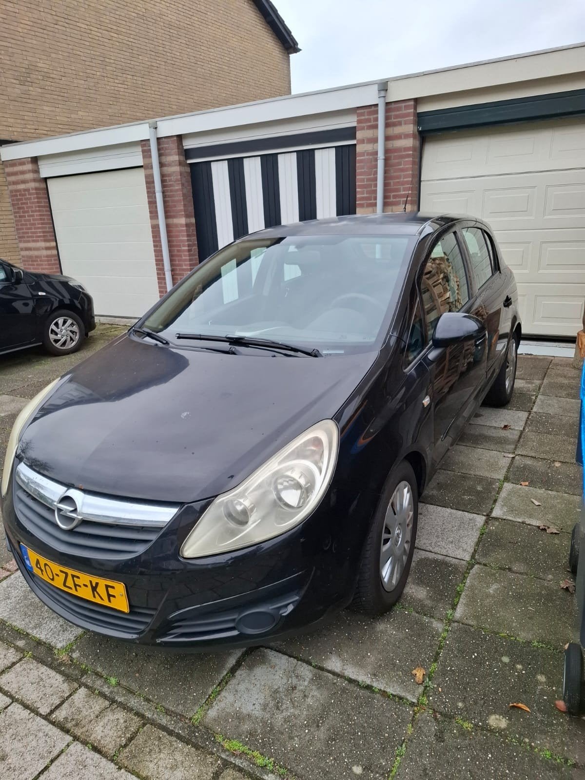 Opel Corsa 1.4 16V 5D 2008 Zwart, Voorwielaandrijving, 1063 kg, 4 cilinders, Origineel Nederlands