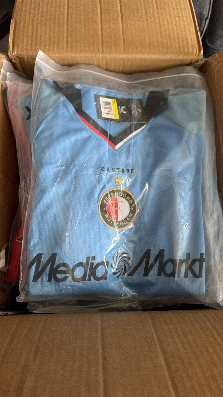 Feyenoord uit tenue volwassen en kids, Kleding | Heren, Ophalen, Blauw, Nieuw, Overige maten